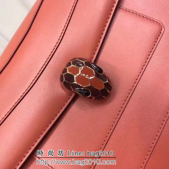 BVLGARI寶格麗 專櫃同步新款 Serpenti雙層琺瑯蛇頭包 鏈條單肩斜挎包 B35362 FYD1334